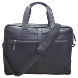 SQUARE Genuine leather laptop bag, for 14
