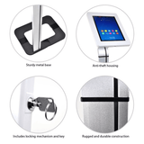 Anti-Theft iPad/Tablet Kiosk Public Display Floor Stand