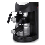 Elekta 4 Cup Cappuccino and Espresso Coffee Maker 800W with milk frothing function