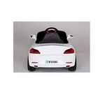 S2188 WHITE Kids Ride on Car with LED Lights Music Parental Remote Contro - SnapZapp