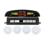 Car Parking Sensor White Color with LED Display Audio Alarm - SnapZapp