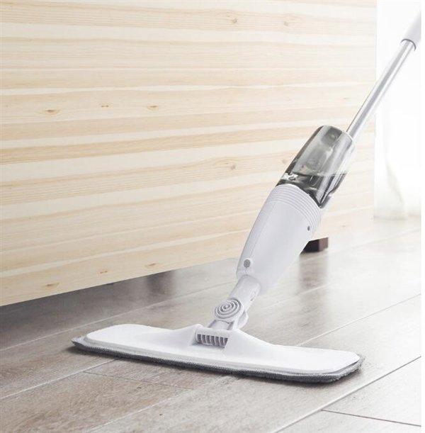 Deerma Water Spray Mop Carbon Fiber Dust Collector 360 Degree Rotating 120cm Rod from Xiaomi Youpin