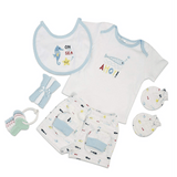 Lilsoft New Born Baby's Clothing Gift Set Box 7 Pcs For Boys