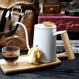 Teflon Coffee Kettle, Precision-Flow Gooseneck Spout 600ml/21oz