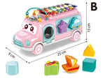 Baby Toys Music Bus with Blocks - SnapZapp