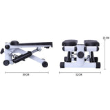 Household Mini Pedal Machine Mute Hydraulic Stepper Fitness Equipment (Grey)