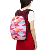 ZIPIT Shell Backpack - Pink Triangles