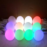 LED Night Lights Egg Lamp Christmas Decor RGB color change D10*H15cm