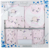 Lilsoft New Born Baby'S Clothing Gift Set Box 10 Pcs For Girls - 0-6