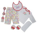Lilsoft New Born BabyS Clothing Gift Set Box 7 Pcs For Girls