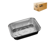 Aluminum Container With Lid 21x15x5 cms  (1000Pc / Carton)