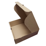 Kraft Paper Box Brown Corrugated Carton  260 x 260 x 90mm (10Pc Pack)