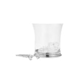 Match Pewter Crystal Ice Bucket with Tong