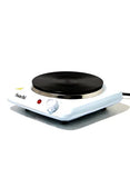 Burner Hot Plate With Adjustable Thermostat 1500W 1250 W NL-HP-6201-WH White