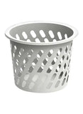 Plastic Mini Laundry Basket White 47x37cm