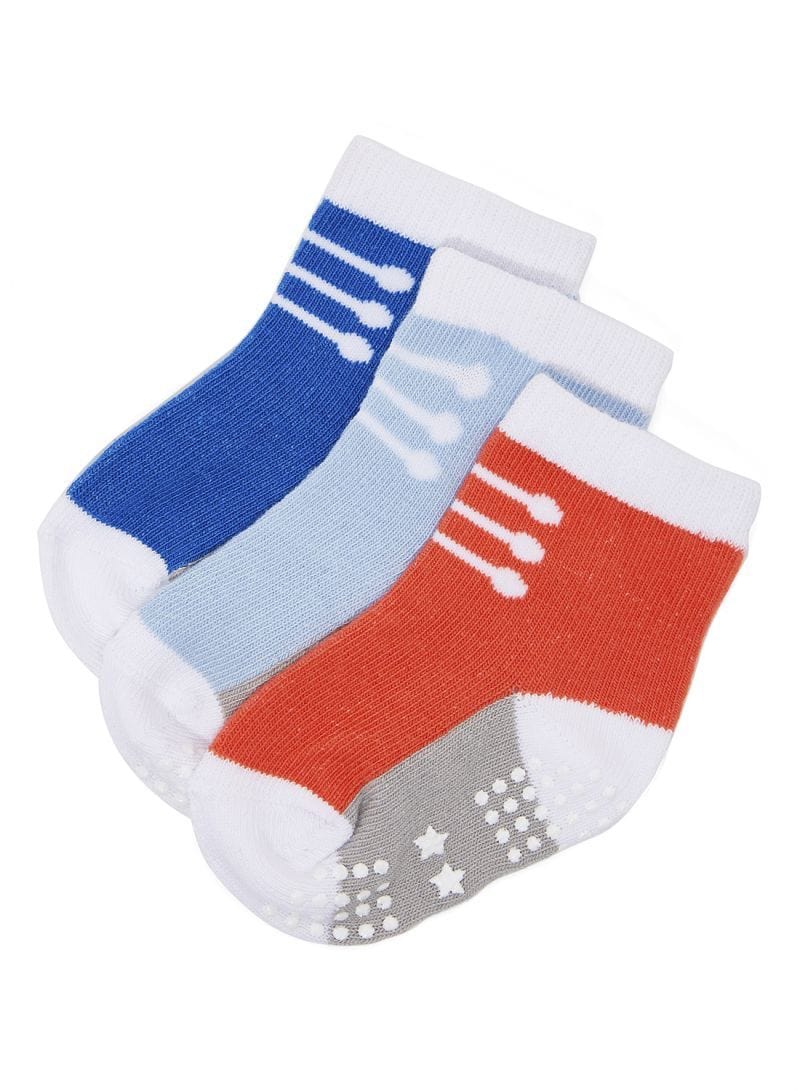 NIGHT ANGEL 3 Pairs Baby Socks Multicolour