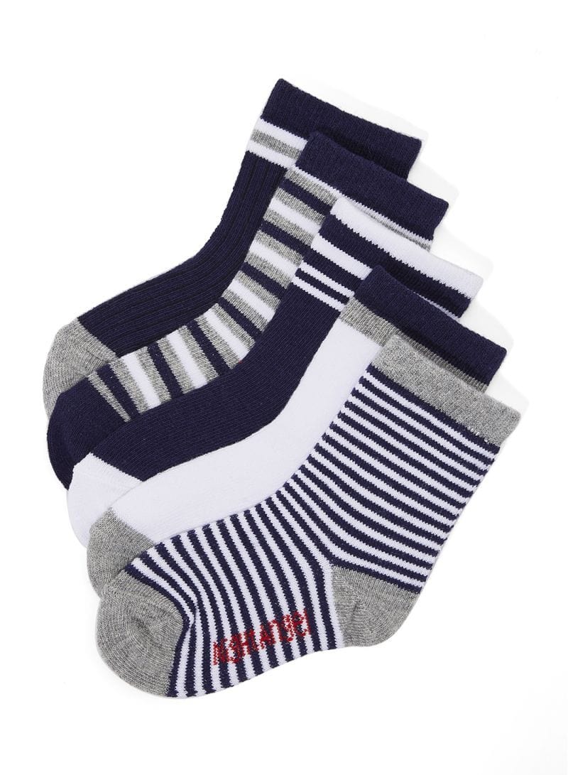 NIGHT ANGEL 5 Pairs Baby Socks Multicolour