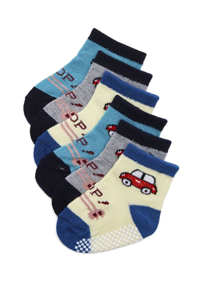 NIGHT ANGEL 6 Pairs Baby Socks Multicolour