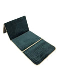 2 In 1 Foldable Prayer Mat With Backrest Green 110x54cm
