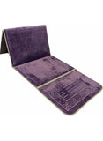 2-In-1 Foldable Prayer Mat And Backrest Purple 109x52cm