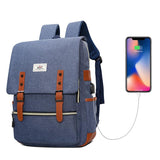  Travel backpack with USB Port - Night Angel