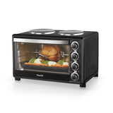 Electric Oven With Hotplates 45 l 2000 W NL-OH-1946HPG-BK Black