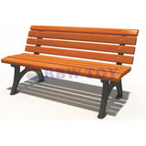 Classic Wooden Bench Model