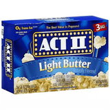 Act II Butter Light Popcorn (3X242gm) - SnapZapp
