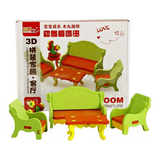 3D Asembling Living Room Furniture MWZ_0120 - SquareDubai