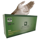 Vinyl Disposable Examination Gloves Powder Free XL - Tella