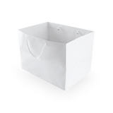 White paper bag square-shaped (40 x 28 x 28 CM) 10 Pc Pack