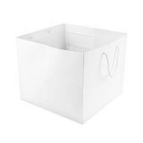 White paper bag square-shaped (33 X 33 X 28 CM) 10 Pc Pack