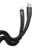 Hoco U78 Cotton Treasure Elastic Charging Data Cable For Lightning