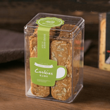 Plastic Food Grade PS Clear Cake DIY Cookies Box Biscuit Packing 50pcs/ Pack 6.5CM*5.5*5.5