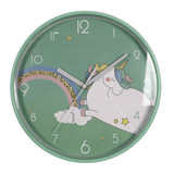 AW19 Stolpa Unicorn Wall Clock 25cm Teal DE9222 KIDS