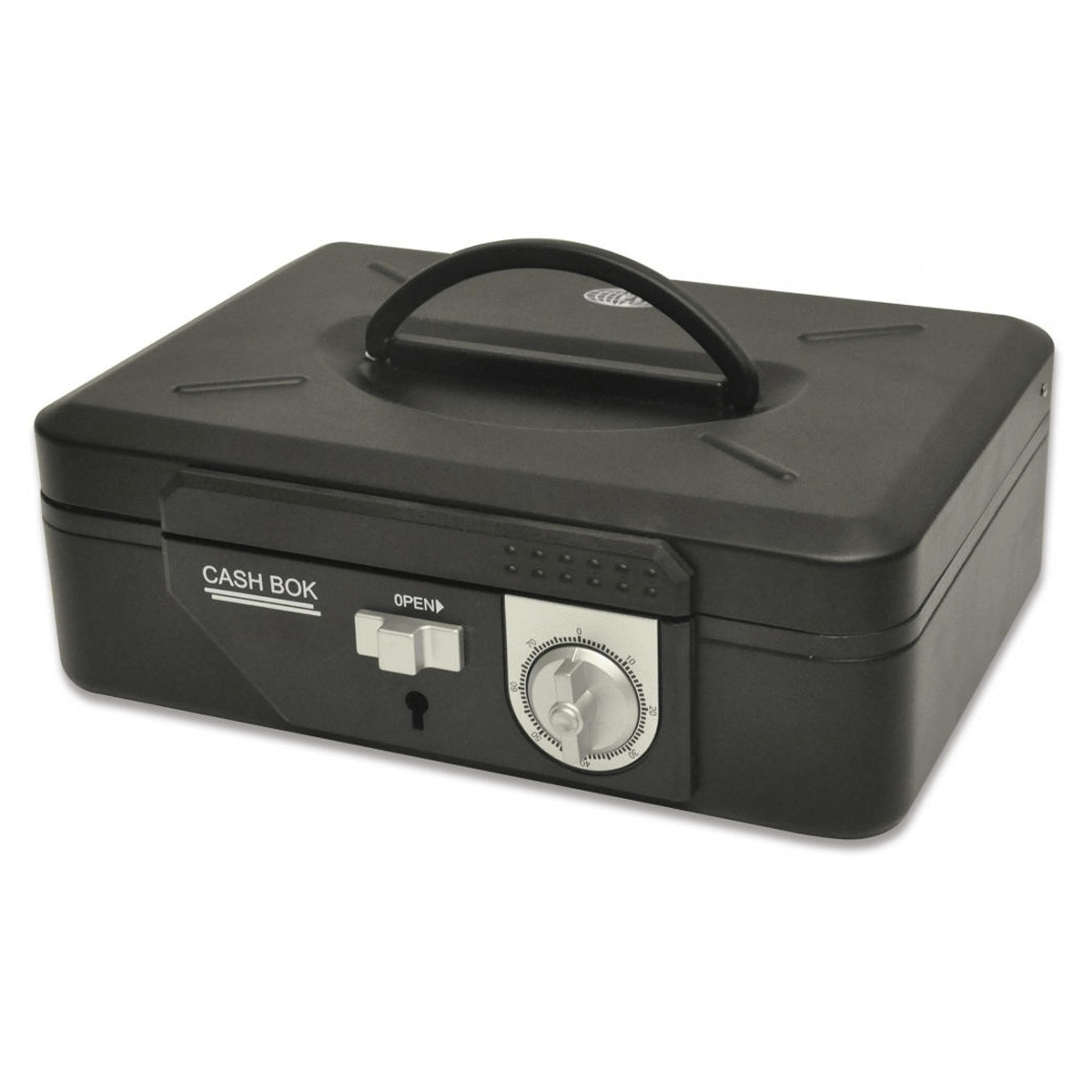 Cash Box Steel Black Color With Number / Key lock
