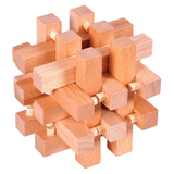 Educational Toys Interesting Unlock Wooden Puzzle ADE7854 - SquareDubai