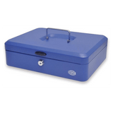 Cash Box Steel Blue Color With key lock