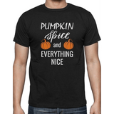 Pumpkin Spice and Everything Nice - Casual 160Gsm Round Neck T Shirts - SnapZapp