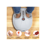 Foot Massager with Heating-Function, Air Compression, Pressing, Kneading, Scrapping, Rolling and Shiatsu