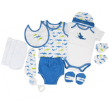 Lilsoft New Born Baby's Clothing Gift Set Box of 12 PCS For Boys #4356