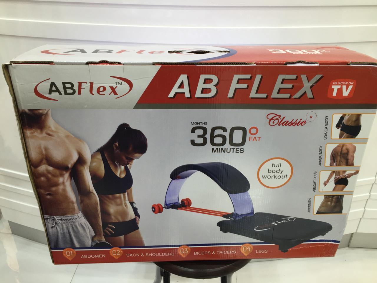 Manual Ab Exerciser Machine Telebrands Ab Zone Flex for Gym at