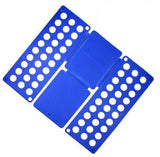 Clothes Laundry Folder Flip Speed Magic Shirts Folding Board GH8323 Blue - SquareDubai
