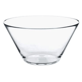 Serving bowl made of clear glass