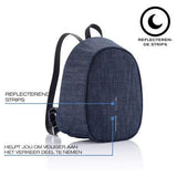 Elle Fashion Anti-Theft Backpack - Denim Blue