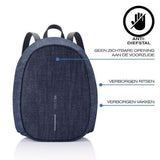Elle Fashion Anti-Theft Backpack - Denim Blue