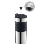 Bodum Stainless Steel Vacuum Travel Press with Extra Lid
