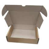 Kraft Paper Box Brown Corrugated Carton 210 x 130 x 55mm (10Pc Pack)