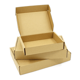 Kraft Paper Box Brown Corrugated Carton 210 x 130 x 55mm (10Pc Pack)