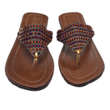 Pakistani  Ladies Kolhapuri Leather Handmade Chappal / Sandals NR5